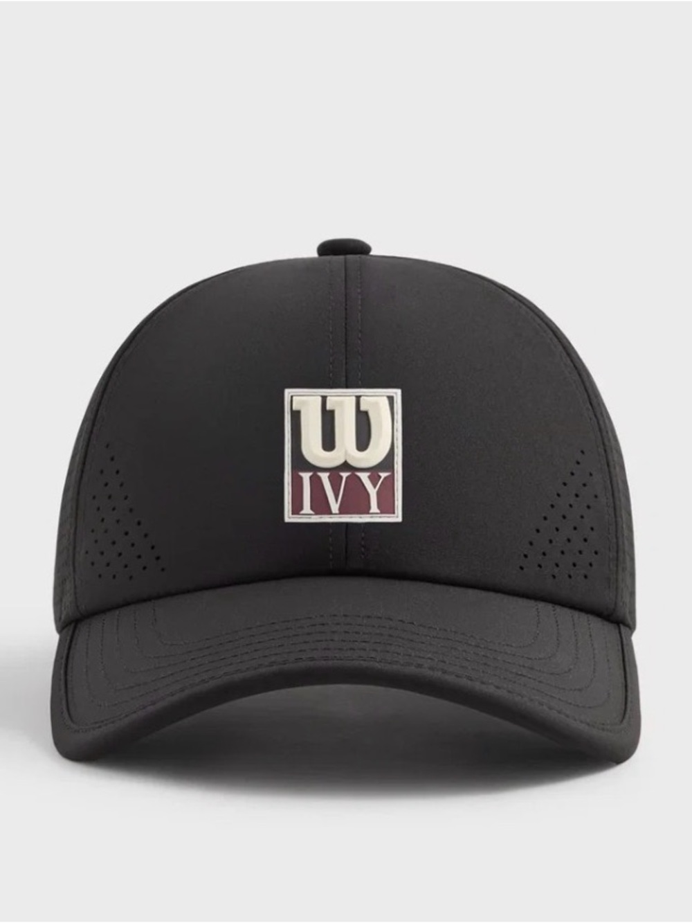 NWT Kith Ivy Wilson Laser Cut Perforated Cap Black‎